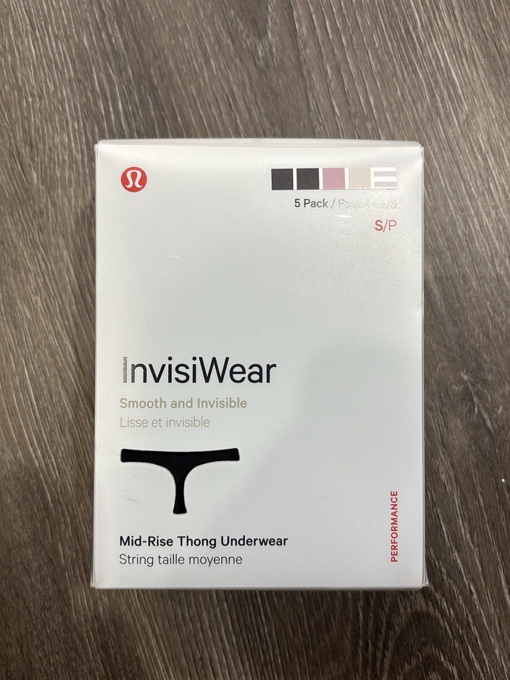 Lululemon invisiwear woman underwear